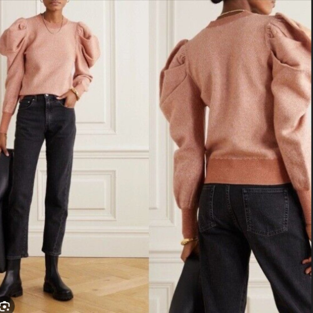 ULLA JOHNSON MARIN MERINO PULLOVER SWEATER - Picture 3 of 9